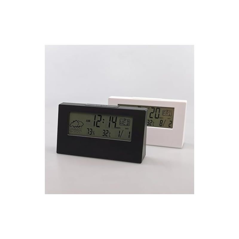 Digital Alarm Table Clock Loud Volume Backlight Easy Read Bedside Black