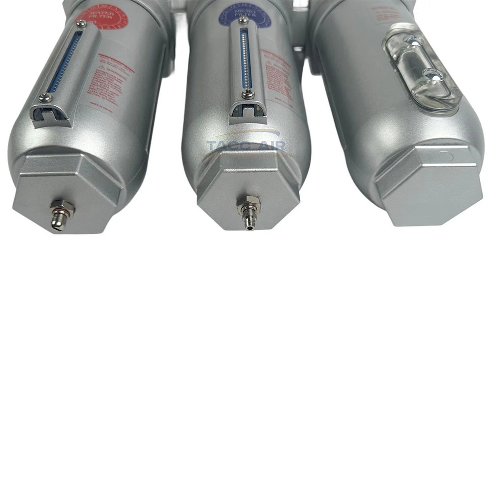 3/4" Compressed Air Inline Filter Desiccant Dryer Moisture Separator Trap System