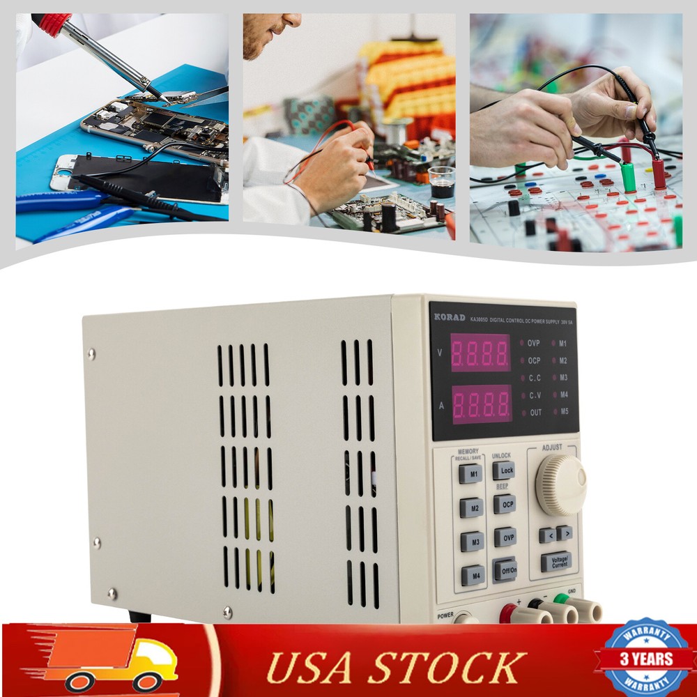 KA3005D DC Power Supply Adjustable Linear Power Regulated Bench Switching