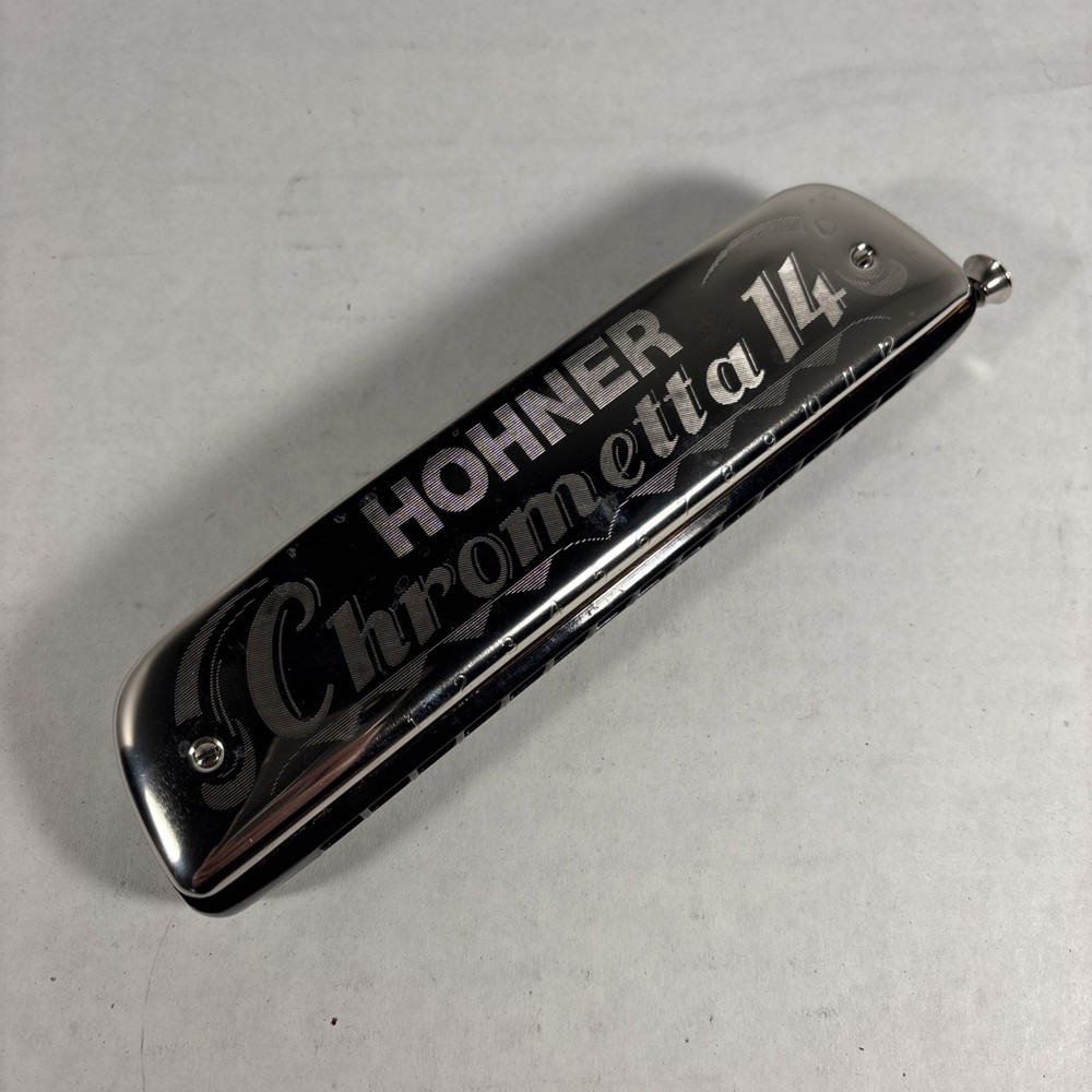 Hohner Chrometta 14 C Harmonica W/ Case 257