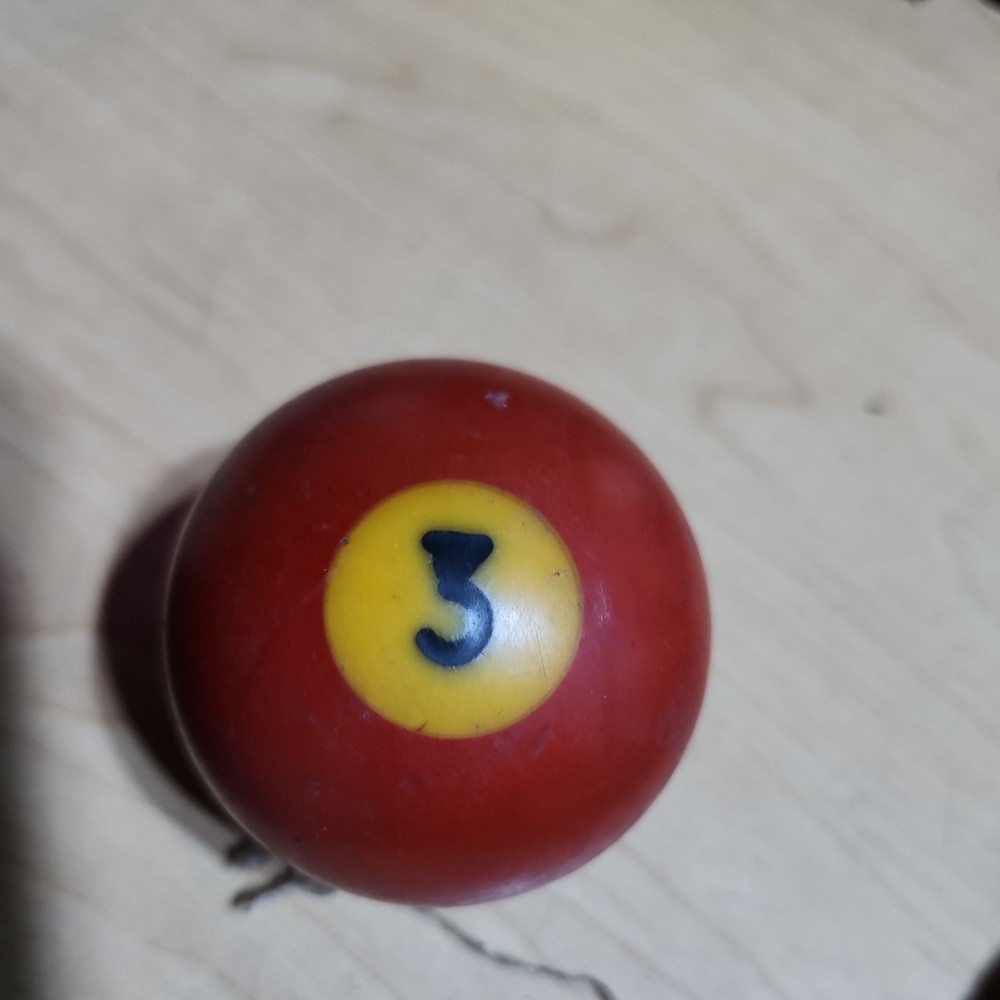 Vintage No. 3 Solid green Pool Ball Billiard 2" Replacement (S)