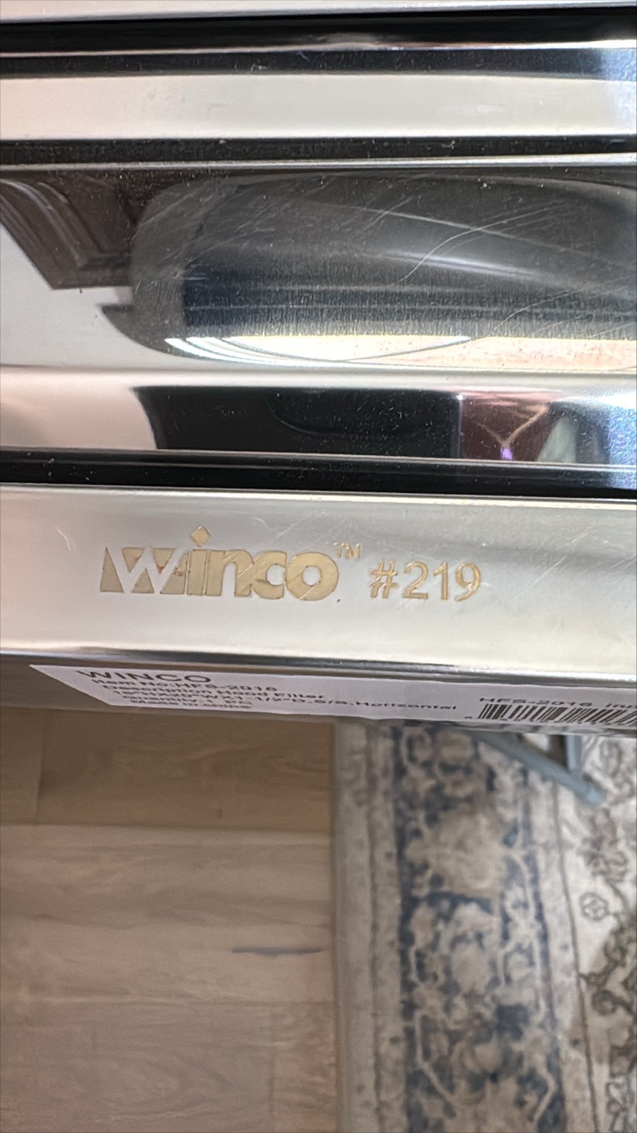 Winco HFS-2016 Stainless Steel Hood Filter 16” x 20” x 1.5” Commercial Kitchen