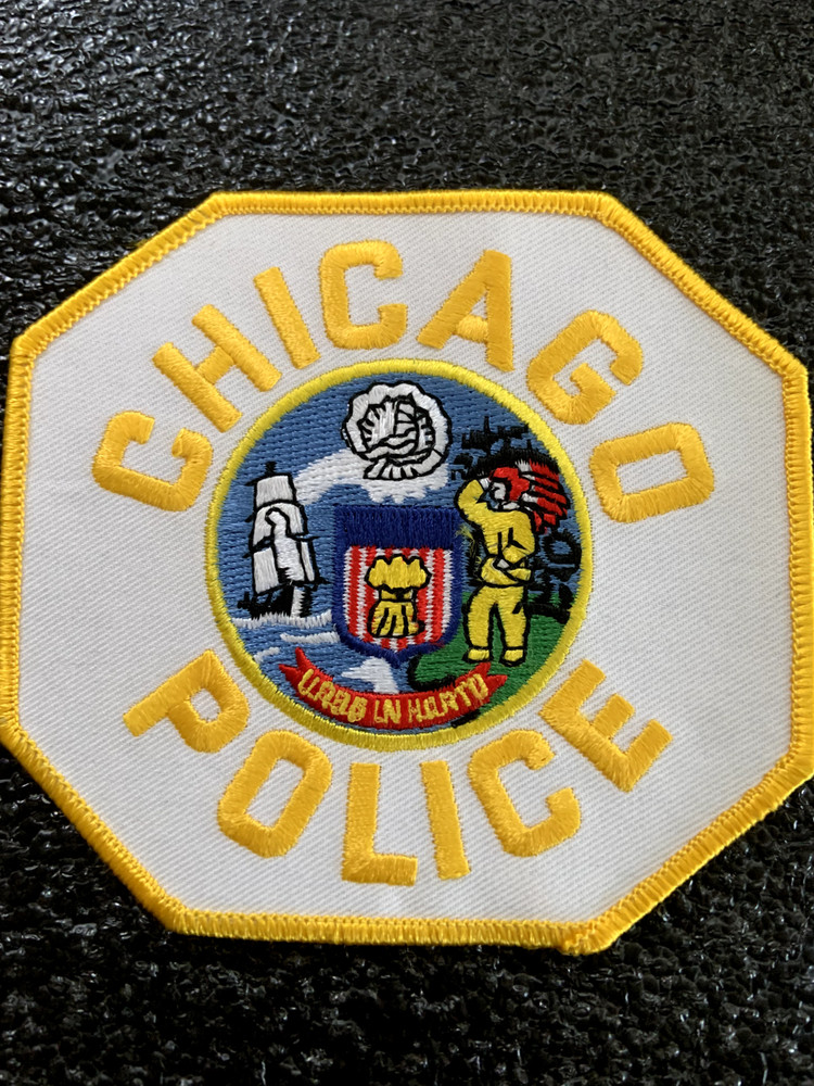 CHICAGO POLICE PATCH (with ship) - vintage