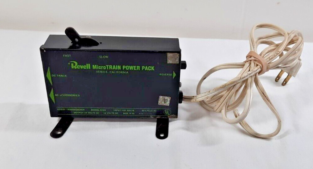 REVELL MICROTRAIN POWER PACK MODEL 6700 HOBBY TRANSFORMER Tested Working!