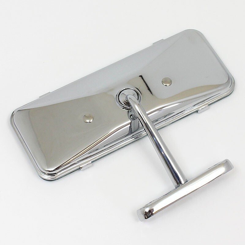 Classic rear view mirror - Dash mounted, for MGA, Chrome Head