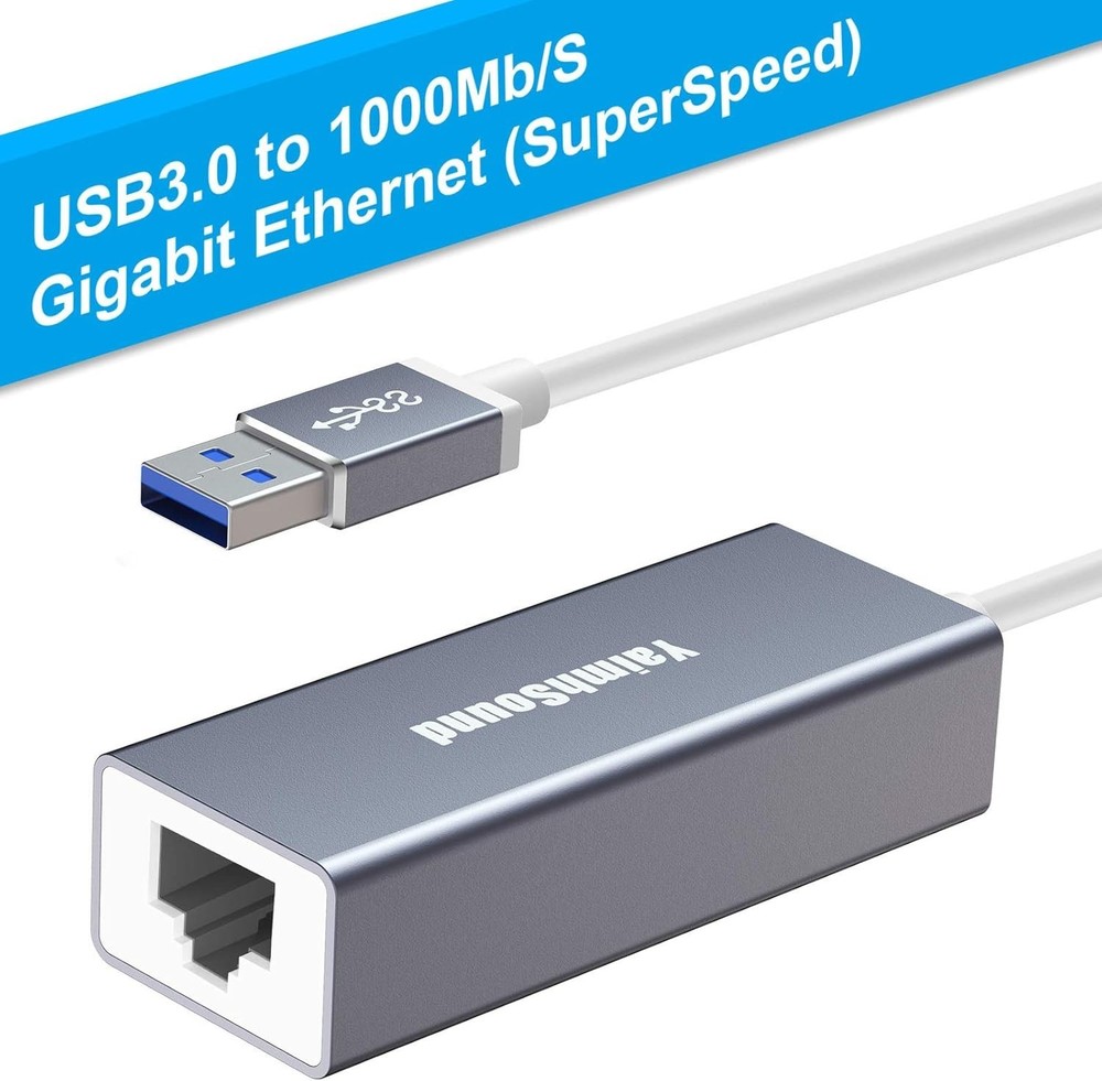 Gigabit USB Ethernet Adapter for Fast, Stable Wired Network