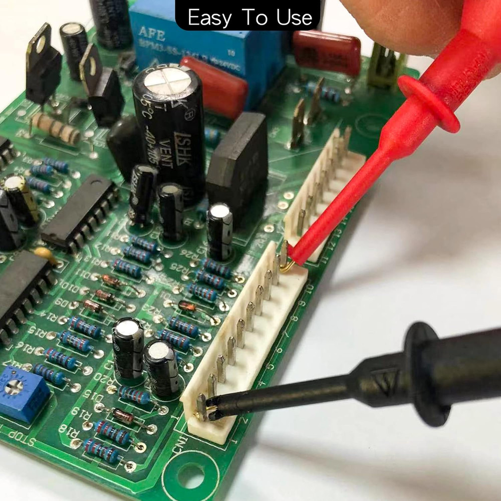 Test Hooks Clips, Multimeter Test Lead Kit Mini Test Hook Clip for 2Mm Plug Test