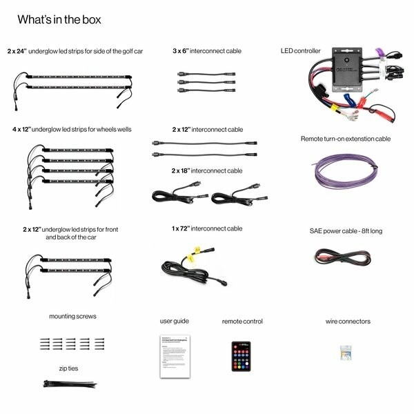 ECOXGEAR LED Kits SEI-LEDZ4UGLW24