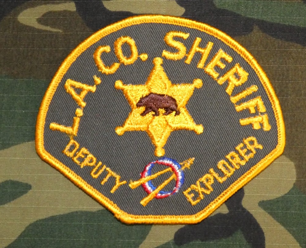 Vintage LA County Sheriff Deputy Explorer Shoulder Patch (CA)