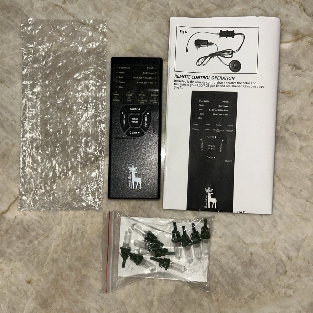 Santa's Best Smart-tech 64R5-1601B1P Lighting Tree Remote Control Only