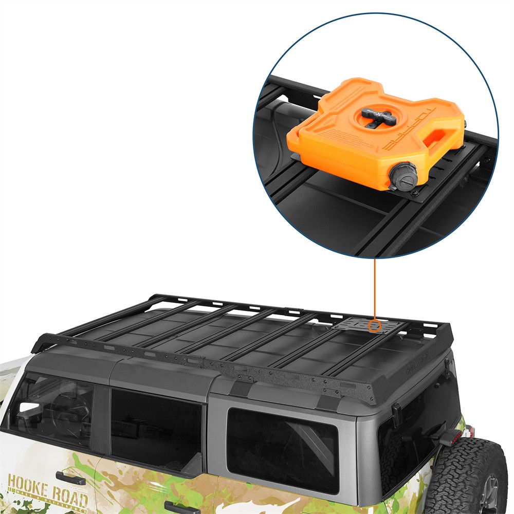 Universal Fitment Versatile Roof Rack Mount Panel Fuel Container Mount Bracket