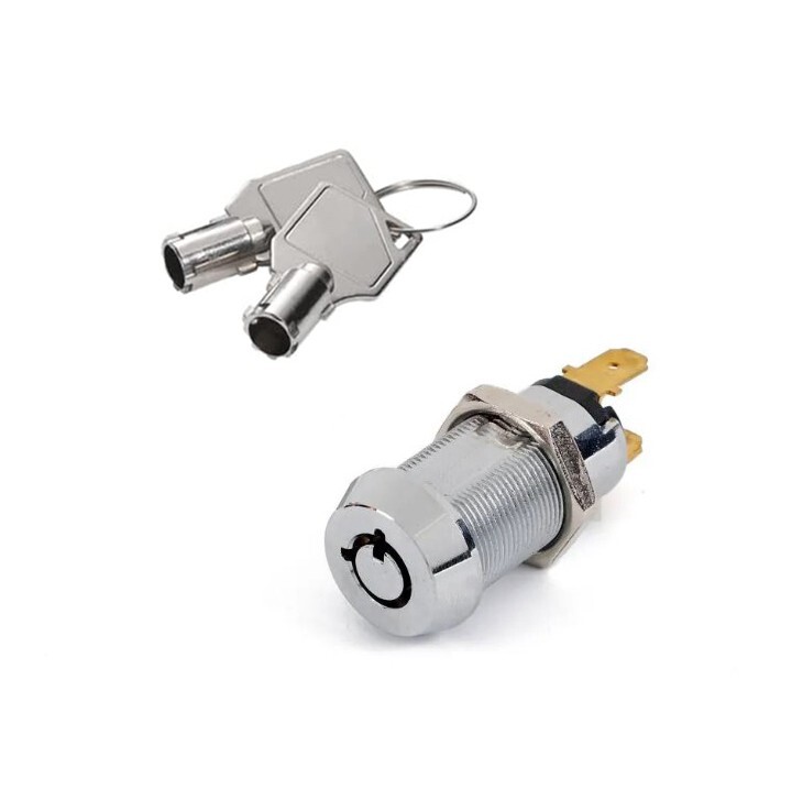 ON/OFF Lock Switch Electronic Key Switch Lock Keyed Alike Removable in On or Off