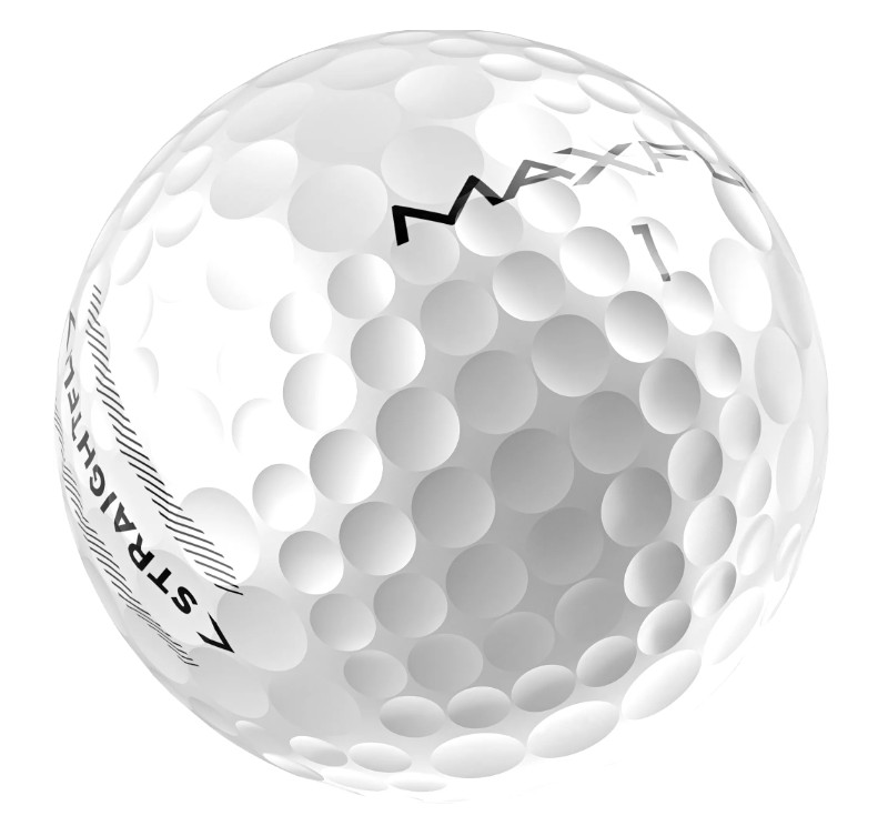 Maxfli StraightFli Golf Balls BULK 36 Pack - Gloss White