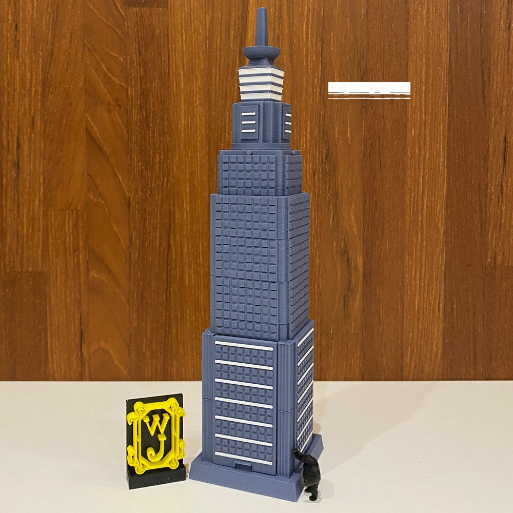 Skyscraper - Level 7 - PuzzlerWJ - 3d Printed Puzzle Box