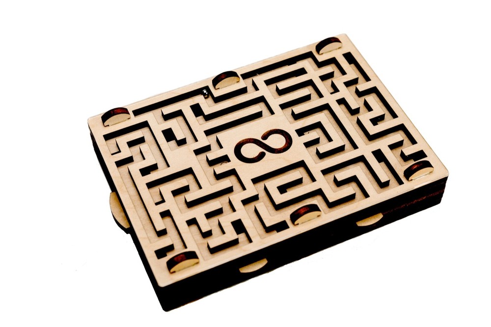 Daetilus Hidden Compartment Maze Puzzle Box