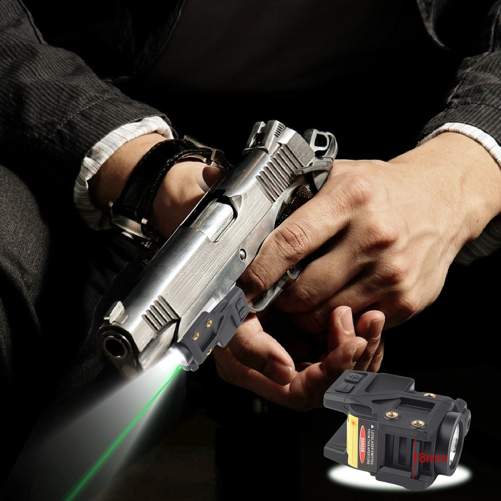 Green Laser Sight Flashlight Combo Rechargeable for G2C G3C Taurus Glock 17 19