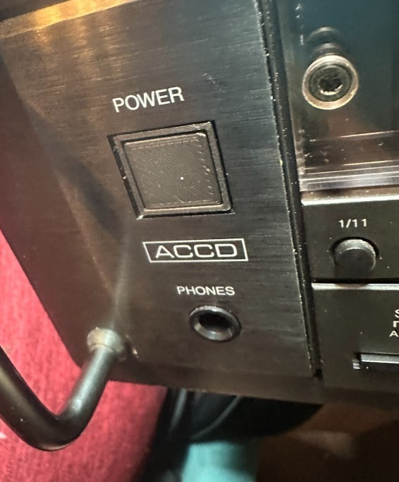 carver hr-752 Replacement re-design power button