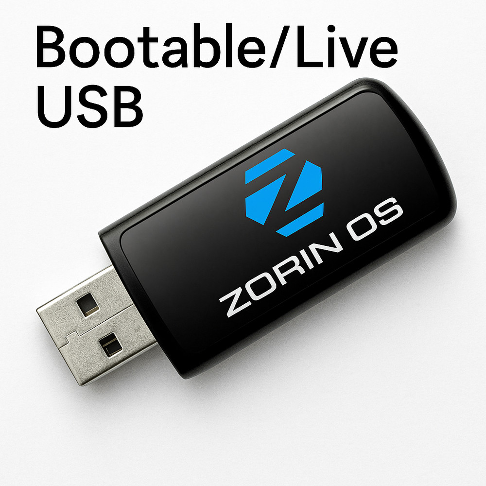 Zorin OS 17.3 CORE USB 64 Bit Drive | Latest Version Linux Bootable Live