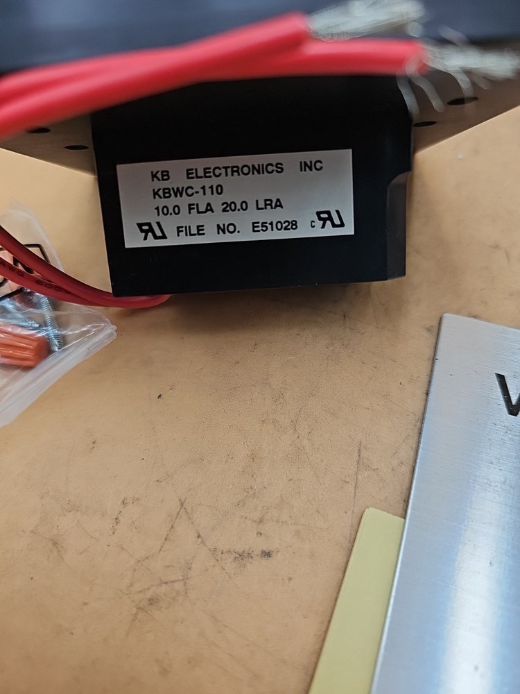 KB Electronics KBWC-110K Solid State Motor Speed Control Model 10 Amp 120 V