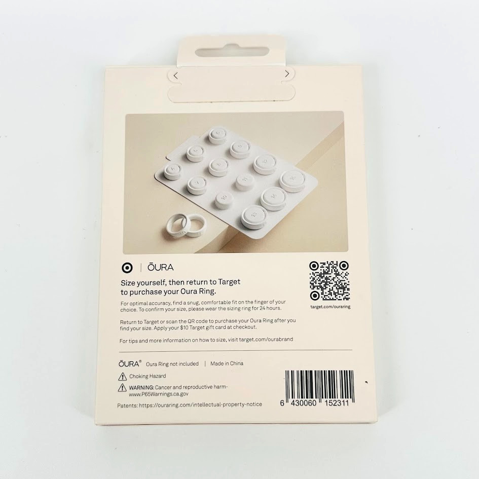 Qura Ring 4 sizing kit - NEW