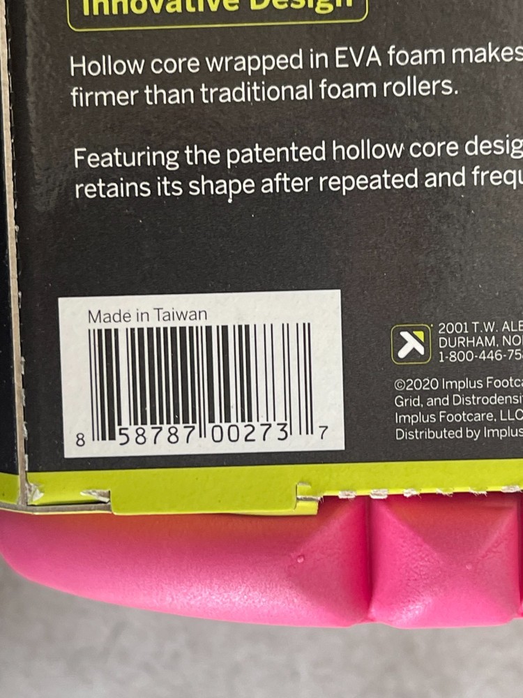 Trigger Point GRID 1.0 Foam Roller 13” Pink Black Massager