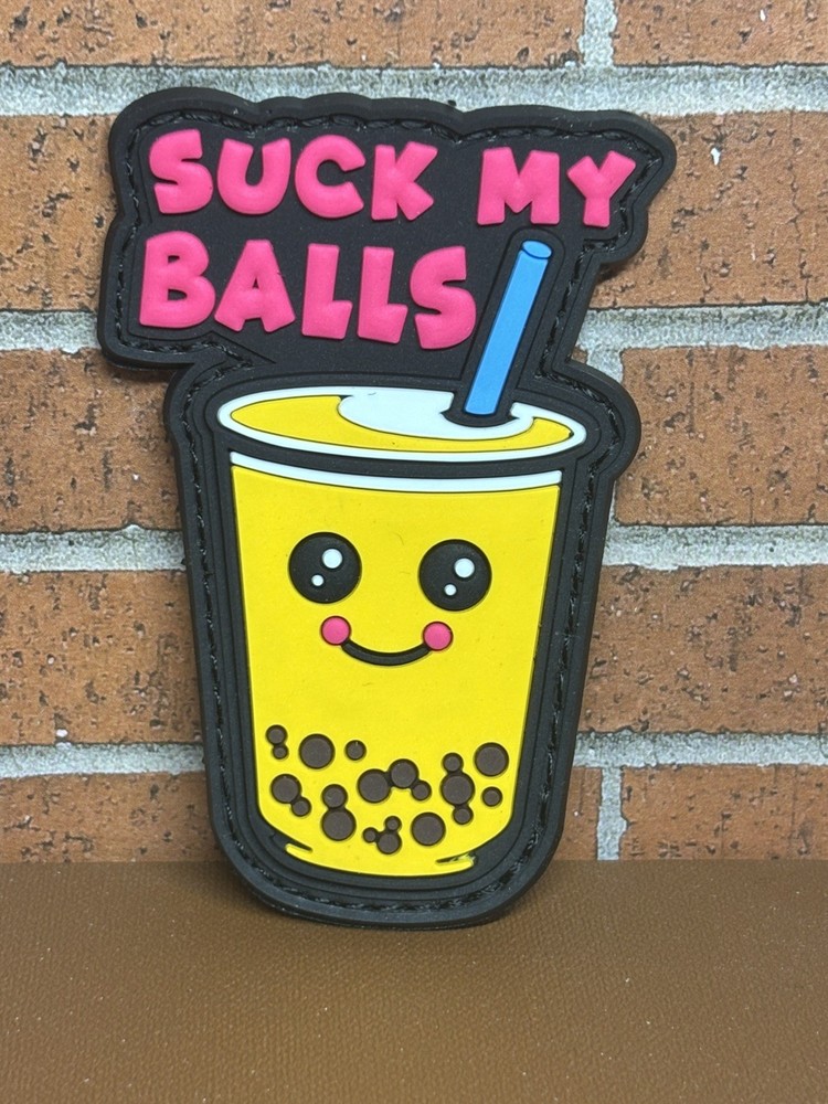 Tactical Morale Patch - PVC Suck My Balls Patch - Funny Boba Patch