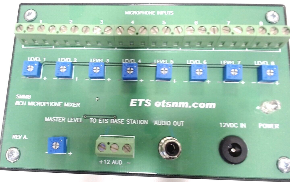 Open Box - ETS SMM8 8 CHANNEL SIMPLE MICROPHONE MIXER