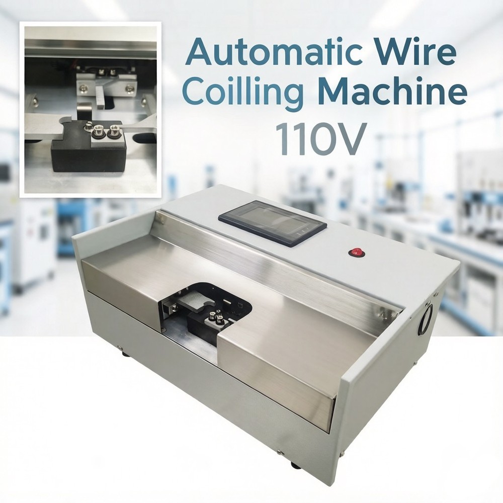 Auto Wire Ringing Coiling Machine Wire Loop Forming Electric 0.6-0.8MPa 110V