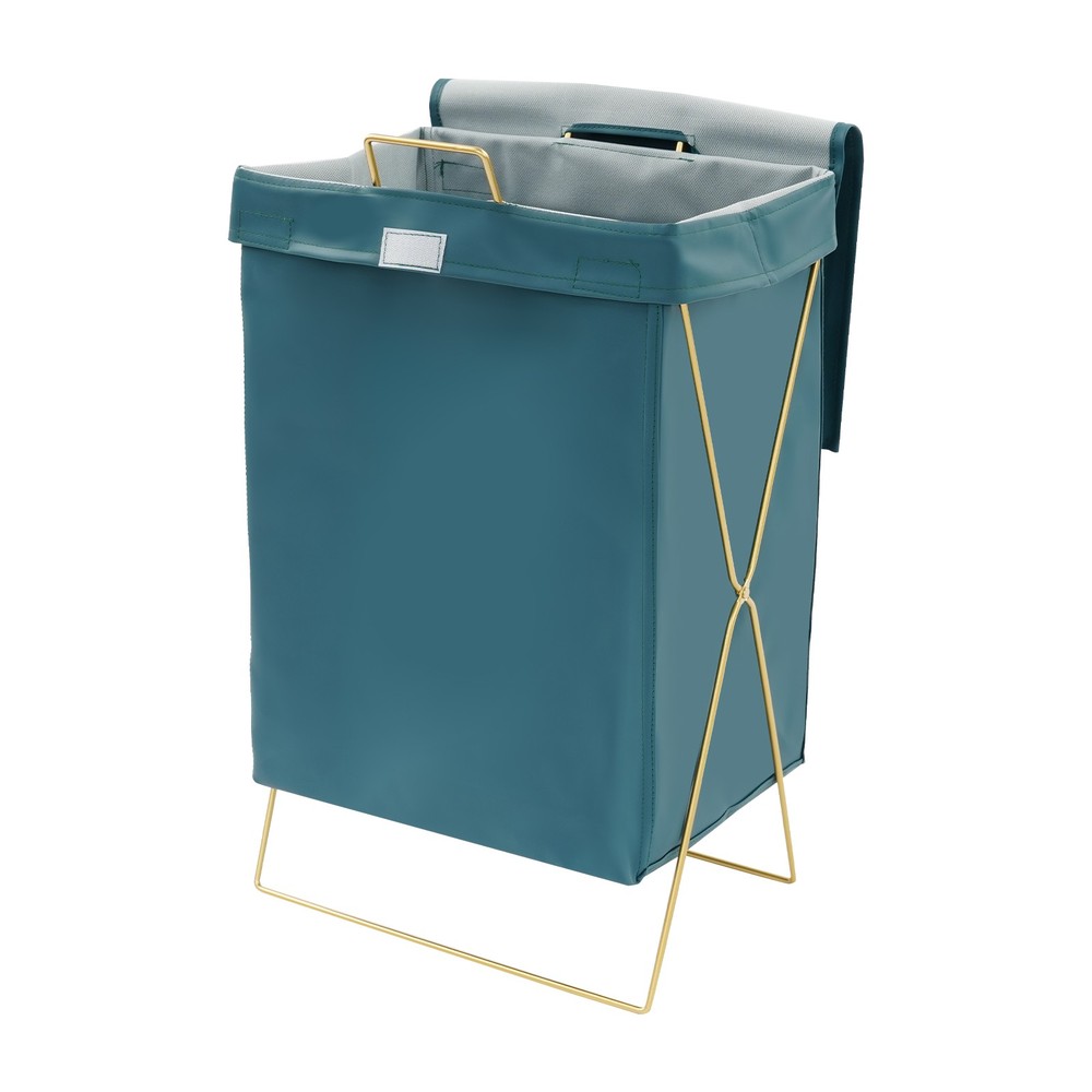 Foldable Laundry Hamper X-Frame Laundry Basket Dirty Clothes Basket with Lid