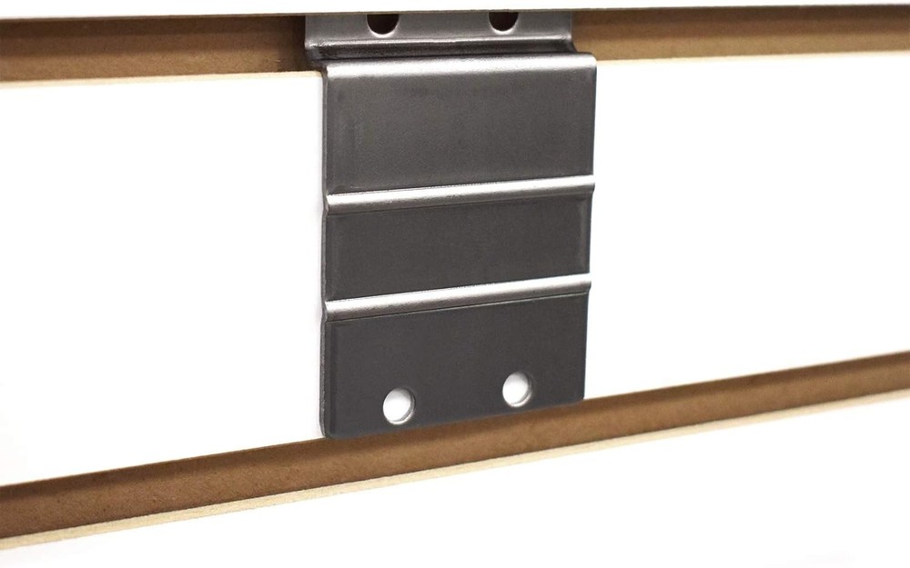 Versatile 5 Pack Slatwall Mounting Adapters, Durable Alloy Steel Construction