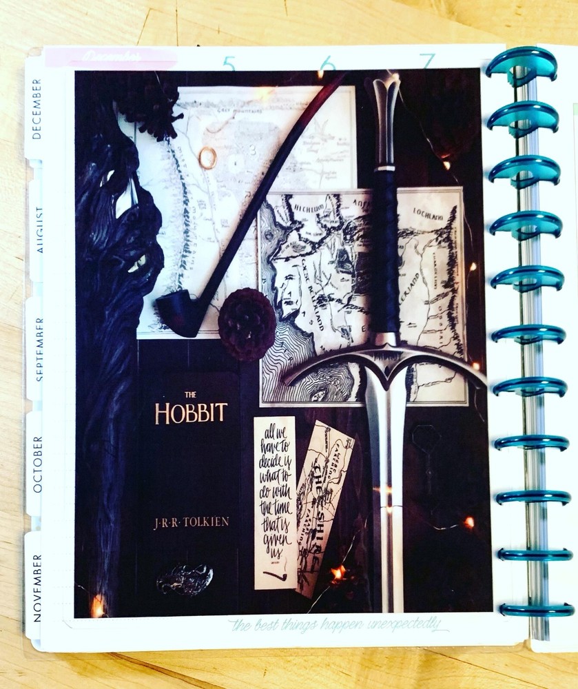 Hobbit Inspired Two Sided Dashboard 4 use w BIG Happy Planner