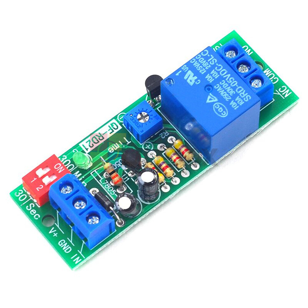 DC 5V 12V 24V Adjustable Time Delay Timing Timer Relay Switch Turn ON/OFF Module