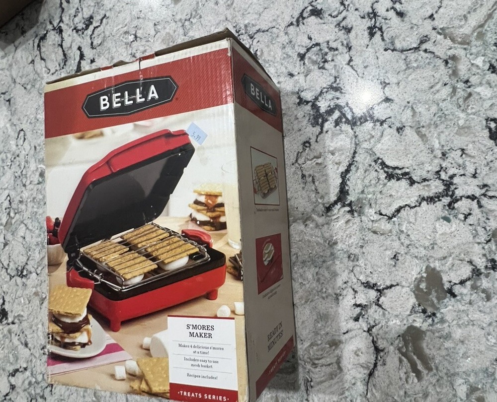 Bella Red S'mores Maker Machine - MINT in box (B8)