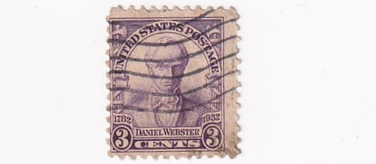STAMPS US SCOTT 725 "Daniel Webster" 3 CENT 1932 USED - C