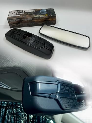 Rear View Mirror Compatible with RAM Trucks