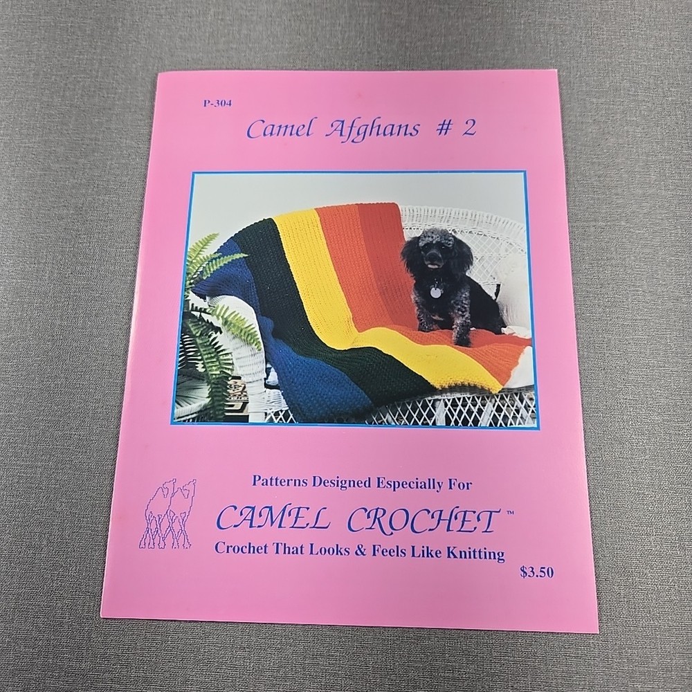 Camel Crochet Basic Instruction Book & 4 Starter Patterns Naka Pillman