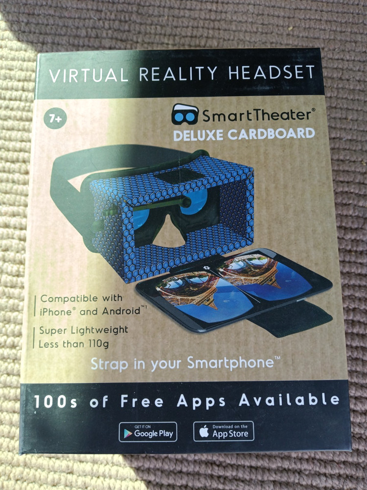 Virtual Reality Headset Smart Theater Deluxe Cardboard