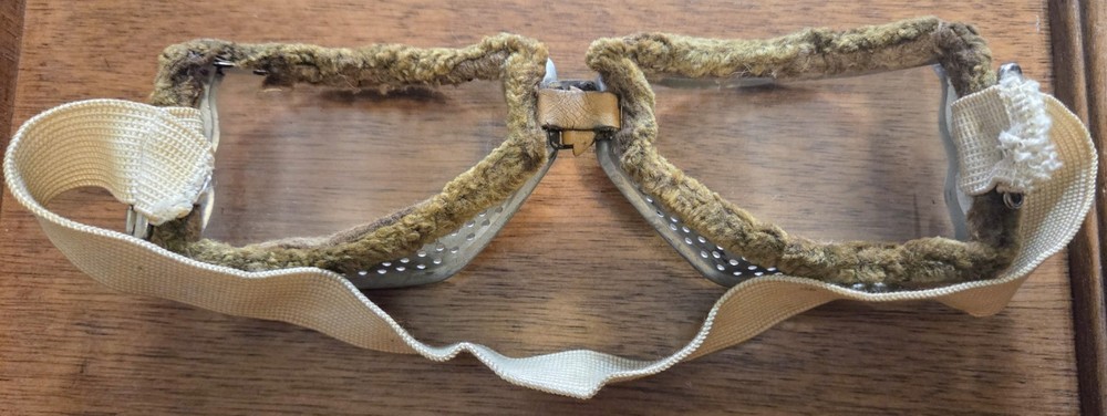 Vintage Cesco Dispatch Riders/ Pilot Aviator Goggles