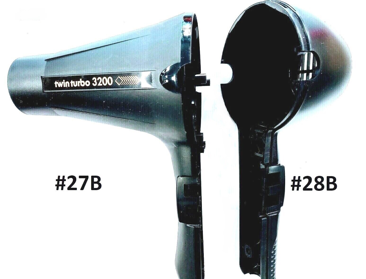 Parts for Hair Dryer TwinTurbo 1500, 2200, 2500, 3200, 3500, 3800,3900