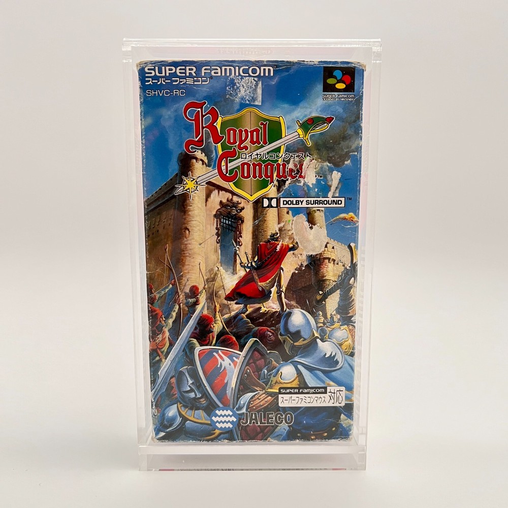 Acrylic box case suitable for Super Famicom UV protection game protector case