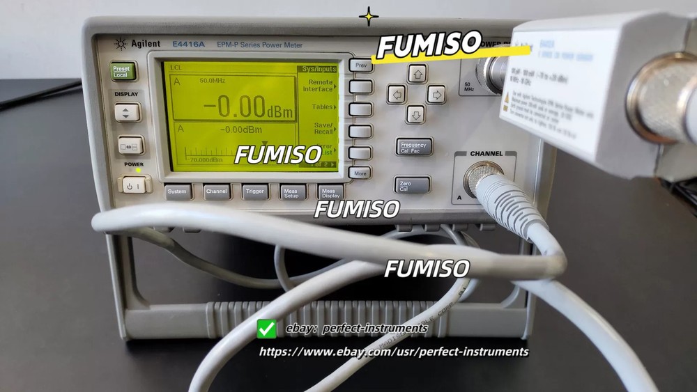 KeysightAgilent E4416A Single Channel Power Meter Mainframe Without Probe#per