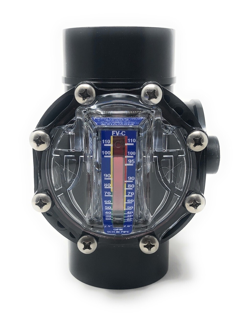 FlowVis GPM Flow Meter Valve for 2" & 2.5" Pipes | FV-2 (566821)