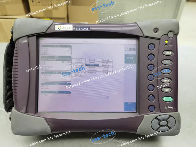 JDSU MTS6000L Optical time-domain reflectometer#XJ