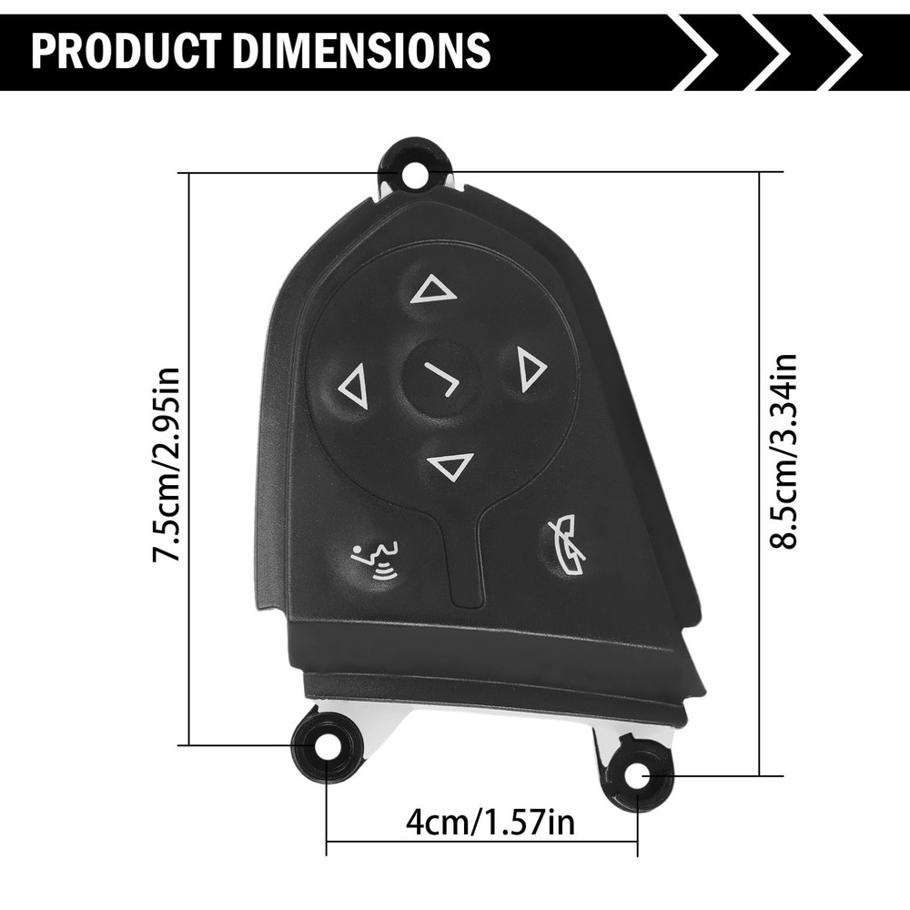 Steering Wheel Audio Control Switch Compatible with Silverado Sierra 1500 2500