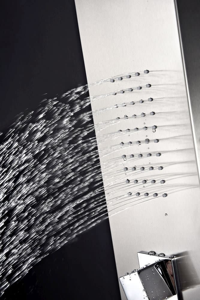 Anzzi SP-AZ041 Expanse 58" Thermostatic Shower Panel - Silver