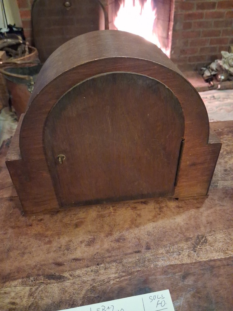 Vintage Mantle Clock, Not Working, No Key, Please Read Description