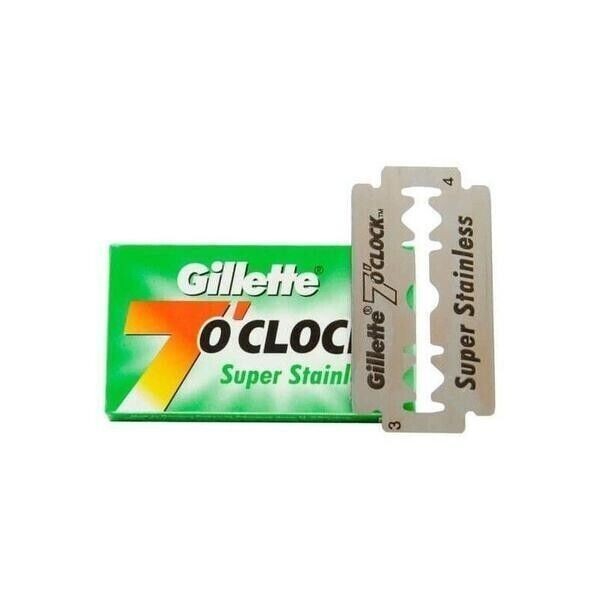 gillette 7 O`Clock Sharp Edge Razor 10 Blades Each Pack 20 Pack 200 Blades Total