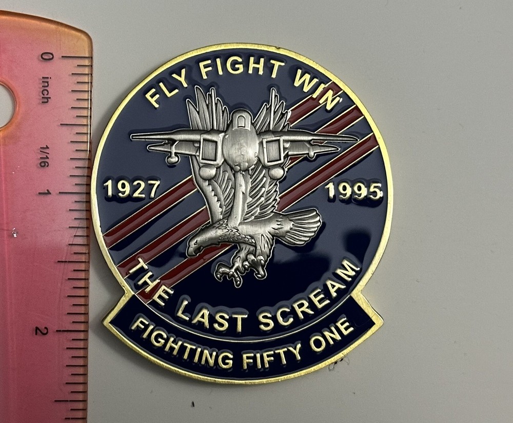 VF-51 Screaming Eagles Challenge Coin