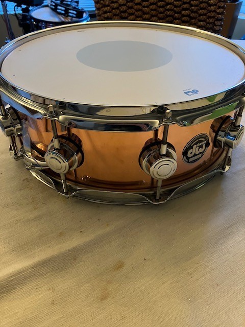 DW Collectors Series copper snare drum