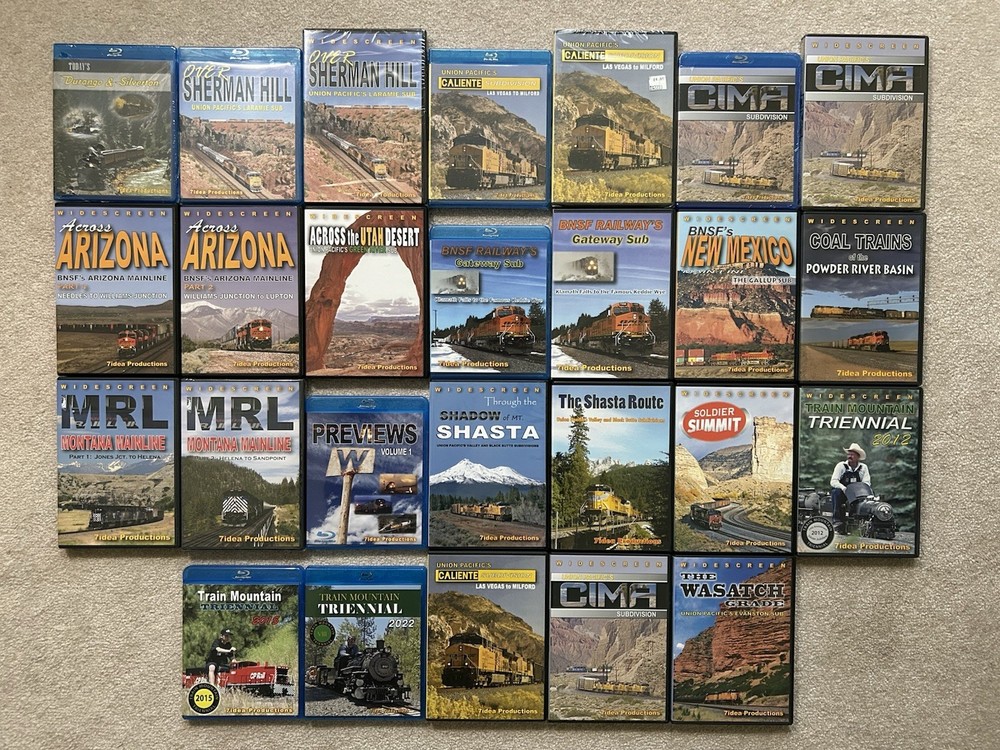 Railroad DVDs by 7idea Productions